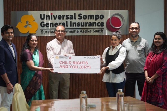 Universal Sompo General Insurance Collaborates With CRY To Empower Education For Marginalized Communities In Andhra Pradesh